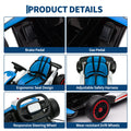 Garvee Ride - G Series: 6+,24V Drift Kart with 2X200W Strong Motor, 7AH Big Battery, Electric Pedals, Electric Go Kart Outdoor Race Toy - Blue