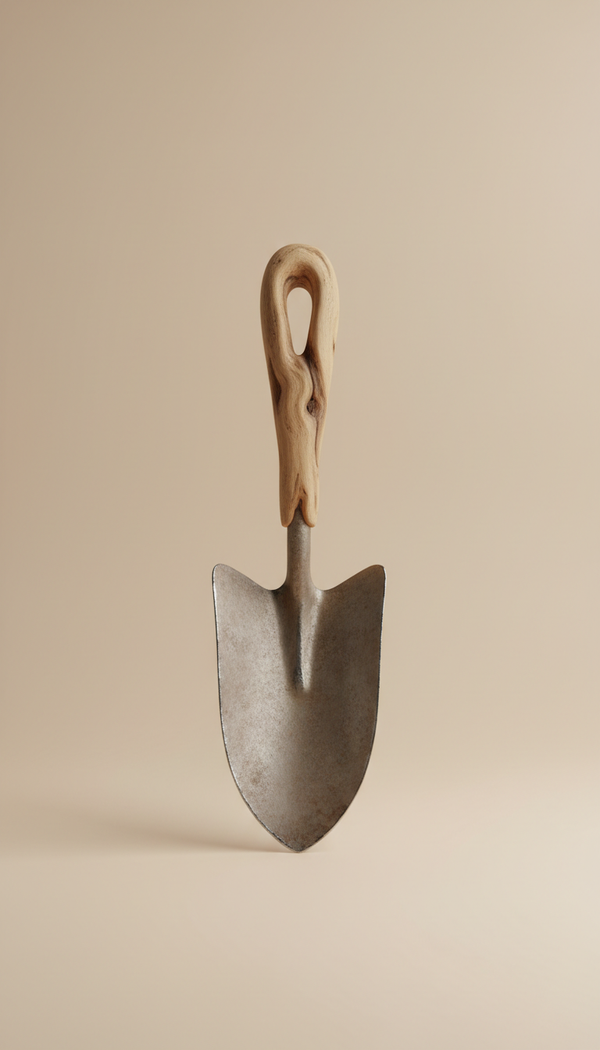 Driftwood Garden Trowel Hand-Finished