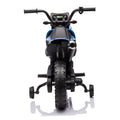 Garvee Ride - P Series: Kids Electric Ride on Motorcycle, Licensed Honda Battery Powered Motorbike Toy, with Training Wheels, Rechargeable Battery, Headlight, Engine Sounds, for Children Girls Boys - Blue
