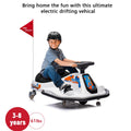 Garvee Ride - P Series: 360 Degrees Rotating Ride On Drift Car,Electric Drifting Go Kart,24V Ride On Race Car,Variable Speed for Kids,Simplified Drift System,Flashing Lights, Flag, Music - White