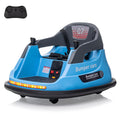 Garvee Ride - P Series: 12V Kids Bumper Car with Remote Control, LED Lights & 360 Degree Spin, Indoor and Outdoor Kids Toy for 18+ Months Kids - Blue