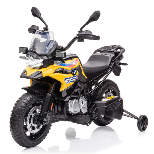 Garvee Ride - P Series: 12V 7AH Kids Motorcycle + Licensed BMW + High/Low Speed & EVA Tire + LED Headlights + Spring Suspension + Music + Boys and Girls
