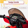 Garvee Ride - B Series: 6V Ride-On Motorcycle for Kids, Electric Dirt Bike with USB, Music, Headlight - Red