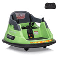 Garvee Ride - P Series: 12V Kids Bumper Car with Remote Control, LED Lights & 360 Degree Spin, Indoor and Outdoor Kids Toy for 18+ Months Kids - Green