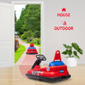 Garvee Ride - B Series: 6V Electric Ride On Toys for Kids 1.5-6 Years Old, Steering Wheel, 360 Degree Spin, 2-Speeds, Lights, Music & Horn, Safety Belts, Best for Birthday - Red