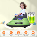 Garvee Ride - P Series: 12V Kids Bumper Car with Remote Control, LED Lights & 360 Degree Spin, Indoor and Outdoor Kids Toy for 18+ Months Kids - Green