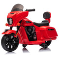 Garvee Ride - B Series: 6V Ride-On Motorcycle for Kids, Electric Dirt Bike with USB, Music, Headlight - Red