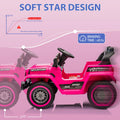 Garvee Ride - P Series: 12V Kids Ride-On Truck For Age 3+, Remote Control, LED, Music, 3 Speeds - Pink