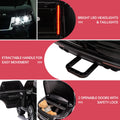 Garvee Ride - P Series: 24V 2-Seater Land Rover Ride-On Car For age 3+, With MP3, 3 Speeds, Remote Control, LED, 4-Wheel Suspension - Black