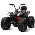 Garvee Ride - P Series: 24V Kids ATV, Ride on Car 4WD Quad Electric Vehicle, 4x80W Powerful Engine, with 7AHx2 Large Battery, Accelerator Handle, EVA Tire, Full Metal Suspension, LED Light, Bluetooth&Music - Blake