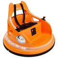 Garvee Ride - P Series: 12V Ride on Toddler Bumping Car W/Remote Control, LED Lights & 360 Degree Spin, ASTM Certified - Orange