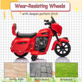 Garvee Ride - B Series: 6V Ride-On Motorcycle for Kids, Electric Dirt Bike with USB, Music, Headlight - Red