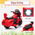 Garvee Ride - B Series: 6V Ride-On Motorcycle for Kids, Electric Dirt Bike with USB, Music, Headlight - Red