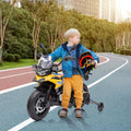 Garvee Ride - P Series: 12V 7AH Kids Motorcycle + Licensed BMW + High/Low Speed & EVA Tire + LED Headlights + Spring Suspension + Music + Boys and Girls