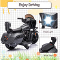 Garvee Ride - B Series: 6V Ride-On Motorcycle for Kids, Electric Dirt Bike with USB, Music, Headlight - Grey