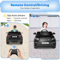 Garvee Ride - P Series: 3-8, 12V Licensed Land Rover Ride Electric Car for Kids with Parent Remote Control, MP3 Player, Rocking, Pull Rod - Black