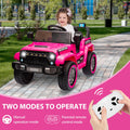Garvee Ride - P Series: 12V Kids Ride-On Truck For Age 3+, Remote Control, LED, Music, 3 Speeds - Pink