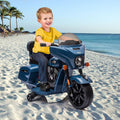 Garvee Ride - B Series: 6V Ride-On Motorcycle for Kids, Electric Dirt Bike with USB, Music, Headlight - Blue