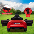 Garvee Ride - P Series: 12V Electric Ride On Car for 37-83 Months, w/RC,Licensed by BMW M4,Power Wheels for Boys Girls, with Suspension System,3 Speeds, Bluetooth, MP3, Double Door, LED Light - Red
