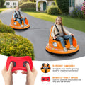 Garvee Ride - P Series: 12V Ride on Toddler Bumping Car W/Remote Control, LED Lights & 360 Degree Spin, ASTM Certified - Orange