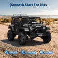 Garvee Ride - P Series: 2 Seater Ride On Car for Kids, 24V Electric Truck with Parent Remote Control, Spring Suspension, 2 Speeds, LED Headlight & Music Player, Kids Electric Vehicle for Aged 3-8 Years