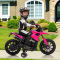 Garvee 6V Kids Electric Motorcycle with Training Wheels, Adjustable Speed 2-5 MPH, Durable Battery-Powered Ride-On Bike, Headlight & Music, Safe for Toddlers Outdoor Play
