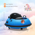 Garvee Ride B Series 12V Electric Ride on Bumper Car for Toddlers, Kids Bumper Car with Remote Control, LED Lights & 360 Degree Spin, Indoor and Outdoor for 18+ Months Kids - Blue