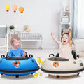 Garvee Ride B Series 12V Electric Ride on Bumper Car for Toddlers, Kids Bumper Car with Remote Control, LED Lights & 360 Degree Spin, Indoor and Outdoor for 18+ Months Kids - Blue