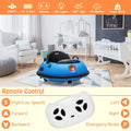 Garvee Ride B Series 12V Electric Ride on Bumper Car for Toddlers, Kids Bumper Car with Remote Control, LED Lights & 360 Degree Spin, Indoor and Outdoor for 18+ Months Kids - Blue