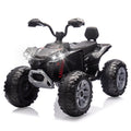 Garvee Ride - P Series: 24V 2-Seater Ride On ATV for Kids - 4-Wheel Battery Powered, High/Low Speed Modes, LED Lights, Music & Horn, Durable Wear-Resistant Wheels, Safe Non-Toxic Material, Outdoor Adventure - Black