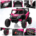 Garvee Ride - P Series: 12V UTV Buggy Electric Ride-on Car for Kids, 4WD/2WD, LED Lights, EVA Tires, Shock Absorbers, Remote Control, Outdoor Adventure