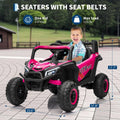 Garvee Ride - P Series: 12V UTV Buggy Electric Ride-on Car for Kids, 4WD/2WD, LED Lights, EVA Tires, Shock Absorbers, Remote Control, Outdoor Adventure