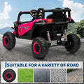 Garvee Ride - P Series: 12V UTV Buggy Electric Ride-on Car for Kids, 4WD/2WD, LED Lights, EVA Tires, Shock Absorbers, Remote Control, Outdoor Adventure