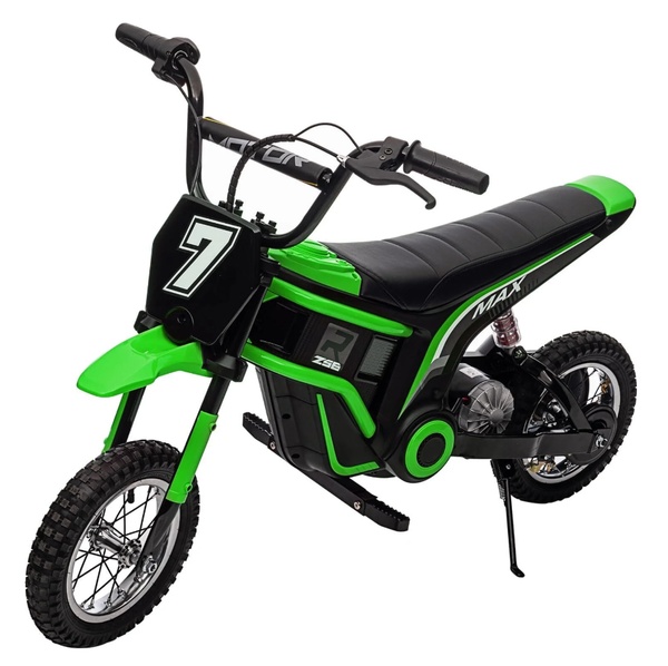 Garvee Ride - T Series: 24V-10A 350W Ride On Electric Dirt Bike For Kids Ages 5-17, 14.29MPH, 3-Speed - Green-7